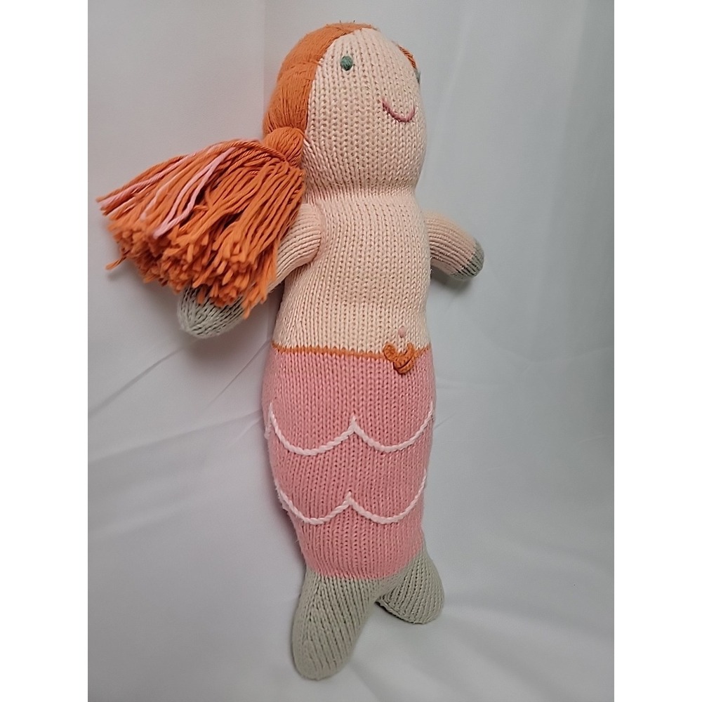 Blabla Kids Hand-knit 14 Melody Mermaid Doll Yarn Hair toys stuffy plush collect - Picture 3 of 7